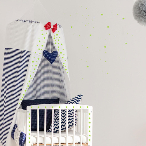 Calcomanías De Pared Con Forma De Estrella, Pegatinas De Tec