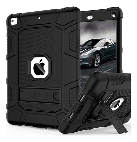 Funda iPad A1893 / A1954/ A1822/ A1823 Anti Impactos Negro