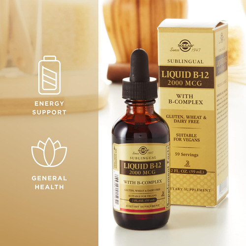 Solgar B-12 Líquido Sublingual 2000 Mcg 59 Dosis