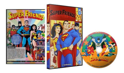 Dvd Super Amigos 1ª Temporada Completa Dublado