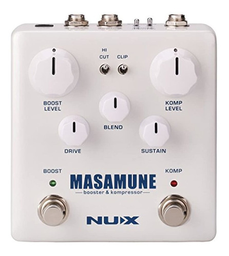 Nux Masamune Pedal Analógico Para Compresor Y Elevador