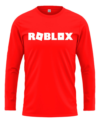 Remera Roblox Brilla En La Oscuridad 100%algodón Manga Larga