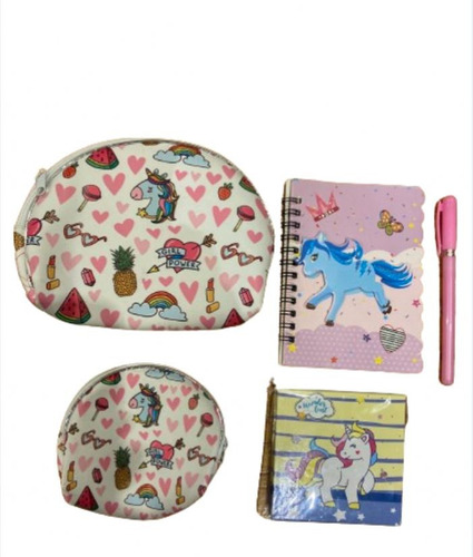 Set Necesere Unicornio + Agendas