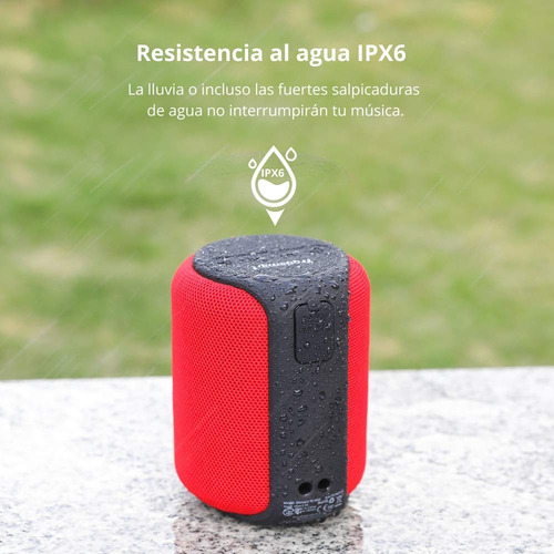 Parlante Bluetooth 15 W Tronsmart Element T6 Mini - Rojo