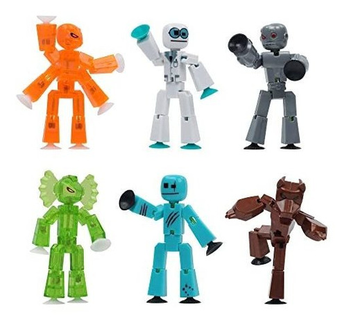 Zing Stikbot Monster Werewolf  Cyborg Pack, Conjunto Df6sx