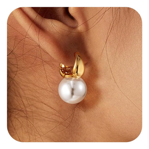 Pendientes De Perlas De Oro De Moodear Par B0cfl94dfg_140324