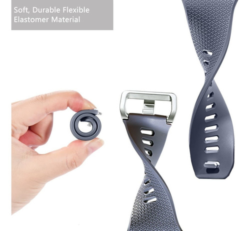 Imagen 3 de 6 de 3 Mallas Para Reloj Fitbit Ionic / Talle Small