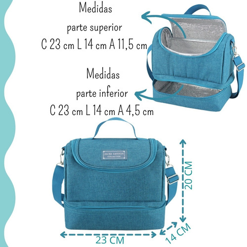 Imagem 2 de 6 de Bolsa Academia Masculina Térmica Marmita Fitness Lancheira