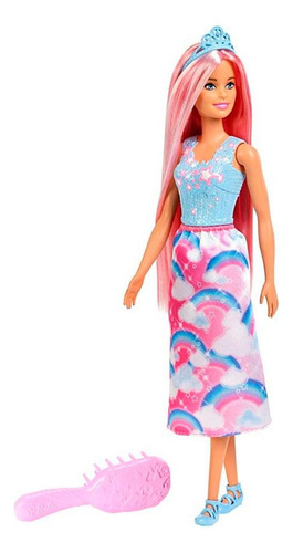 Nova Boneca Barbie Dreamtopia Penteados Magicos Mattel Fxr94