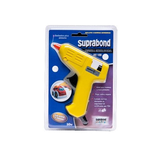 Pistola Encoladora Silicona Suprabond Hx100 10w 