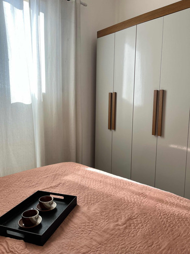 Apartamento Mobiliado 1 Dorm C/ Varanda 5 Min Metrô Itaquera