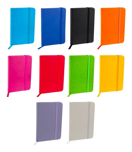 Mini Libreta Tipo Molesk Lovecolors Premium Pack 40 Piezas  