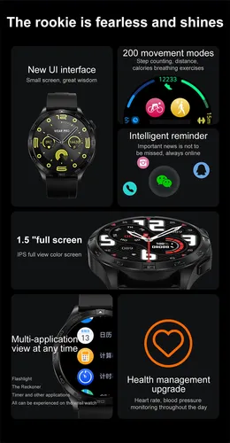 Reloj Inteligente Deportivo Dt5 Mate Bluetooth Call 200+