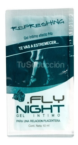 Gel Fly Night Refreshing Efecto Frío Doce Unidades - 