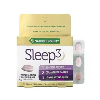 Natures Bounty | Sleep 3 I 30 Tri-layered Tablets