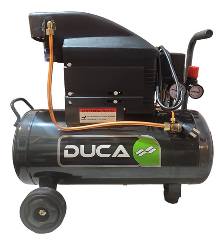 Compresor Aire Duca Electrico 25 Litros 2 Hp Ruedas 220v 