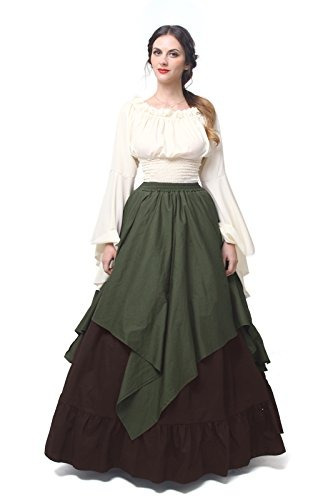 Mujeres Medieval Vestido Gótico Victoriano Disfraces