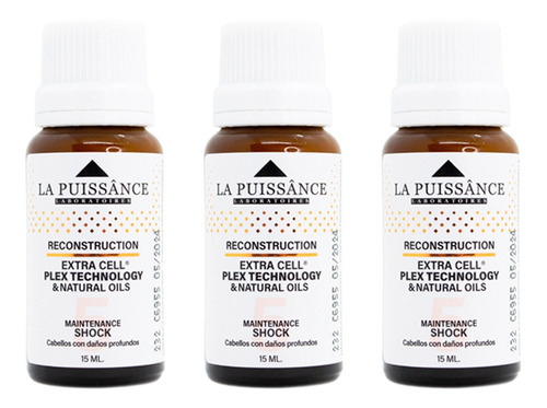 La Puissance Extra Cell Plex X3 Paso 5 Ampolla Pelo 6c