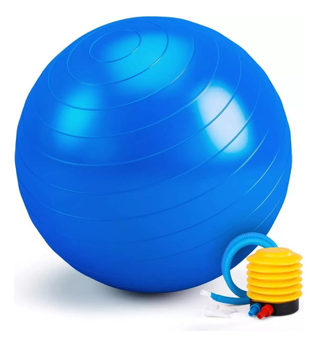 Oferta! Pelota Balon 75 Cm Pilates Yoga + Inflador Pelotas