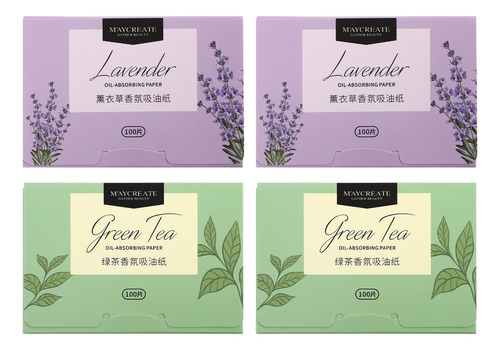 Papel Secante De Aceite Facial Orgánico Blotting Papers, 4 C
