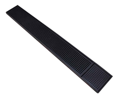 Tapete Largo Para Bar Rectangular 8.5 X 60.5 Cm Vencort Color Negro