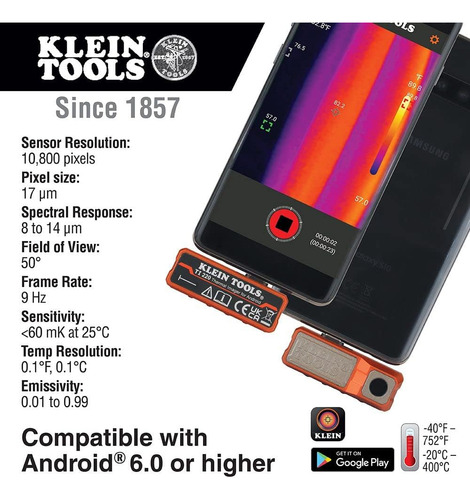 Klein Tools Ti220 - Imágenes Térmicas Para Dispositivos Andr