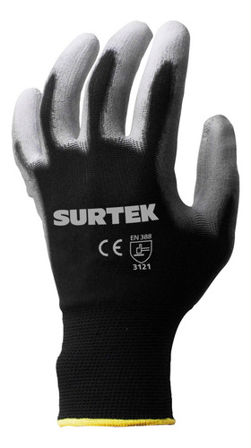 Guante Nylon C/recubrimiento Poliuretano Espumad Surtek Gnpg