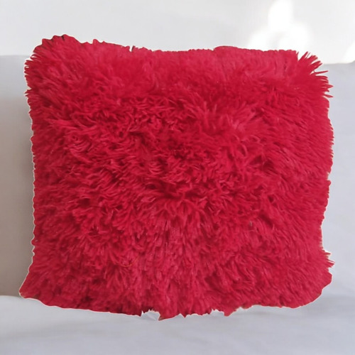 Set De 3 Cojines Decorativos Estilo, Comodidad Y Elegancia Rojo Liso