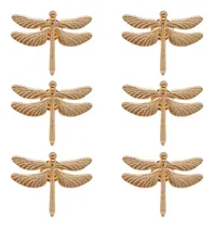 Comprar Tirones De Gabinete, 6 Pcs Perilla De Gabinete De Libélulas,