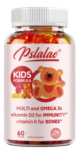 Kids Smart Gomitas Multivitaminico Omega 3 Dha Para Niños