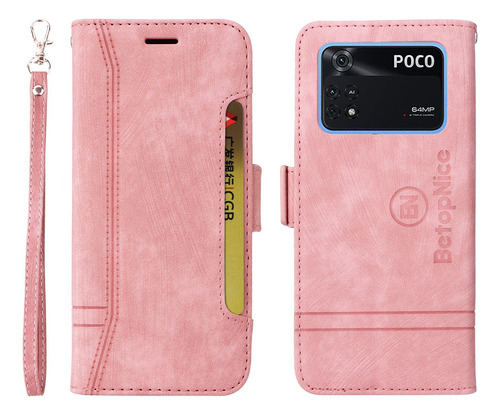 Funda Tipo Cartera Yy71 Para Xiaomi Poco M4 Pro 4g