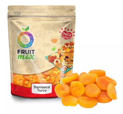 Damasco Turco Premium 1kg - Fruta Saborosa - Donna Cereais