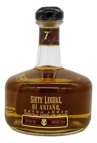 Paquete De 3 Tequila 7 Leguas D'antaño Extra Añejo 750 Ml