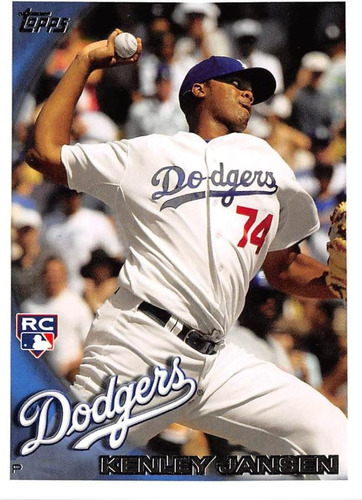 2010 Topps Update Us-114 Kenley Jansen Los Angeles Dodgers M