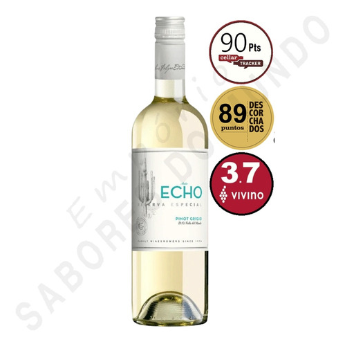 Vinho Chileno Echo Reserva Especial Pinot Grigio - Premiado