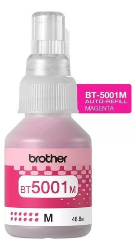 Botella De Tinta Magenta Brother Bt5001m 48,8ml