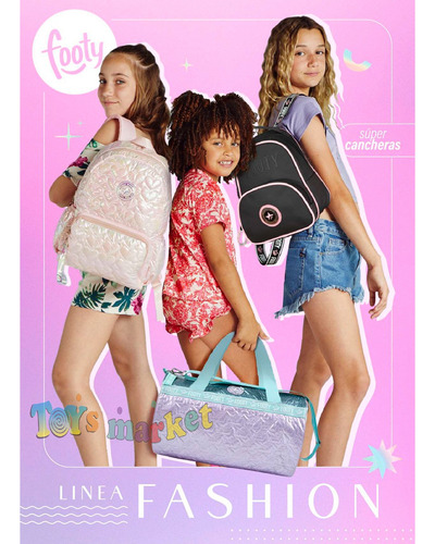 Imagen 6 de 8 de Mochila Espalda De 16 Pulgadas Footy Fashion
