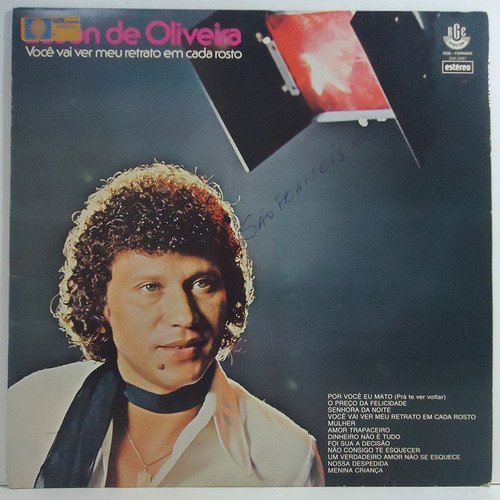 Edson De Oliveira 1979 Você Vai Ver Meu Retrato Em Cada Lp