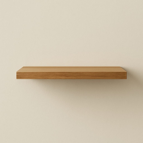 Paquete De 3 Repisas Flotantes Modernas De 30 X 15 Cm Beige