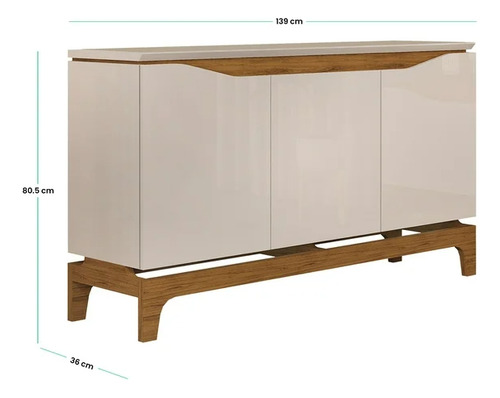 Moveis Mueble Buffet Aparador Para Almacenaje Modelo Nice