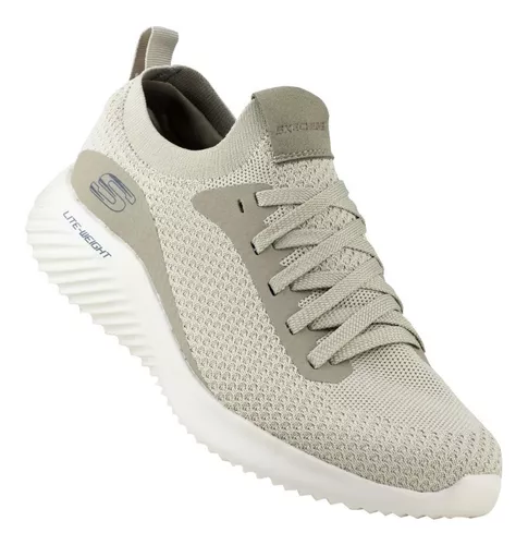 Dentro tarta nieve Tenis Skechers Para Correr Unisex 52595 Beige 100% Original