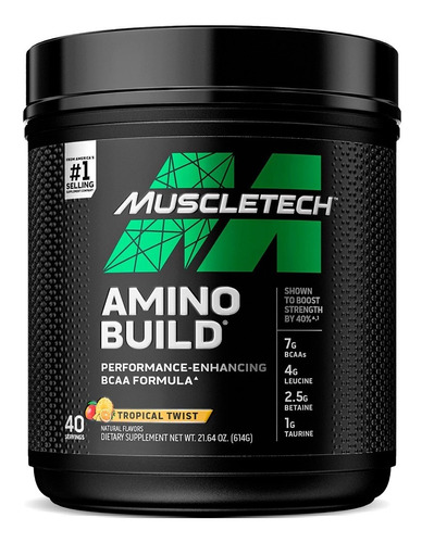 Amino Build Amino Acido 40 Servicios De Muscletech