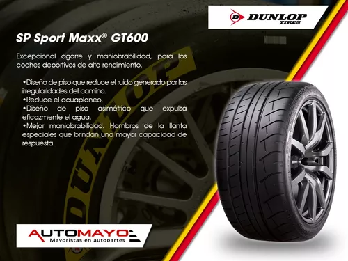 Pack 2 Llantas 285/35r19 103w Dunlop Sp Sport Maxx Gt600