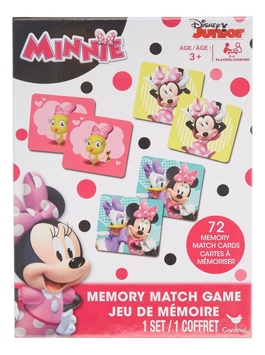 Juego De Coincidencia De Memoria De Disney Minnie Mouse - Ju
