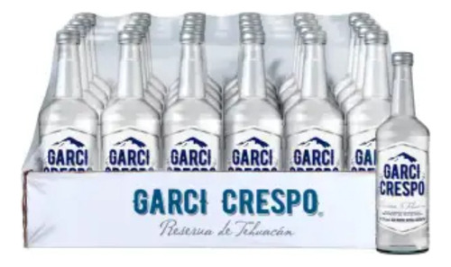 3 Pza Agua Mineral Natural Carbonatada Garci Crespo 24 Pzas