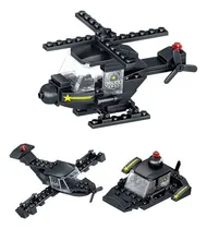 Comprar Bloques Para Armar Policia Swat 3 En 1 73 Piezas Tun Tuni Versión Del Personaje Helicoptero
