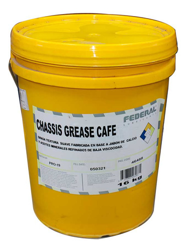 Federal Grasa Para Chassis Black No.2 Bal35lb.