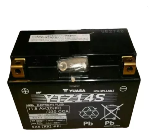 BATERÍA DE ALTO RENDIMIENTO PARA MOTO (12V 5Ah): YUASA-YTZ6V japan