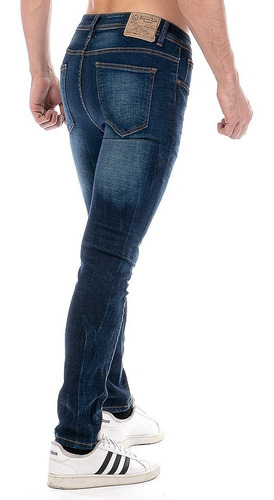 Imagen 4 de 7 de Jeans Pantalón De Mezclilla Caballero Skinny Dark Indigo