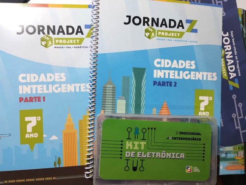 Livro Jornada Z 1 E 2 Com Componentes 7 Ano Robótica